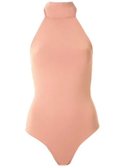 Amir Slama Tie Neck Body In Neutrals