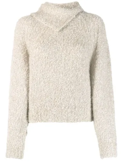 See By Chloé Pointed Collar Jumper In Neutrals