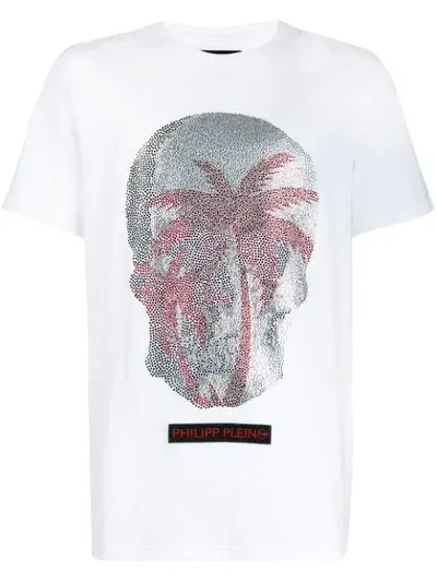 Philipp Plein Aloha T-shirt In White