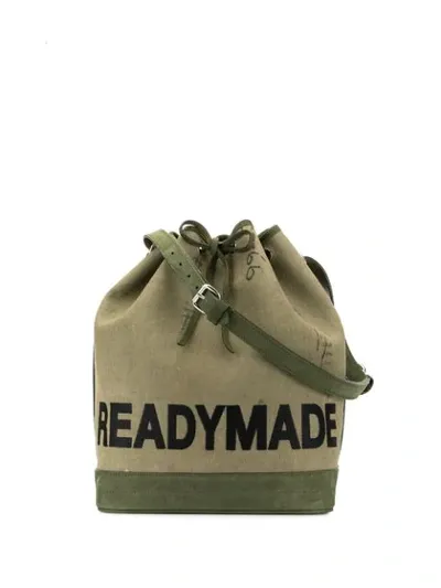 Readymade Canvas-beuteltasche In Green