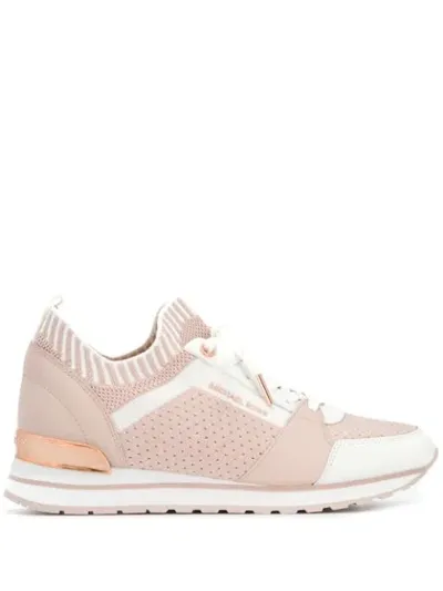 Michael Michael Kors Panelled Sneakers In Pink