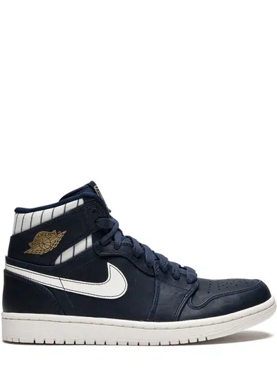 Jordan Air  1 Retro High Jeter Sneakers In Blue