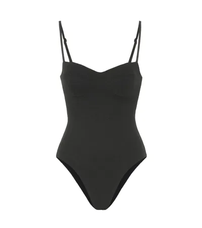 Haight Womens Vintage Adjustable Straps One-piece Swimsuit In Black