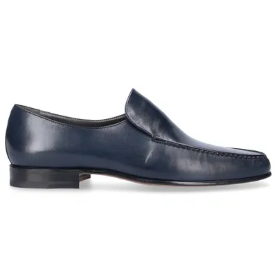 Moreschi Slip-on Shoes Calfskin Dark Blue