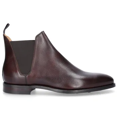 Crockett & Jones Chelsea Boots Chelsea 8 Scotchgrain Leather In Brown