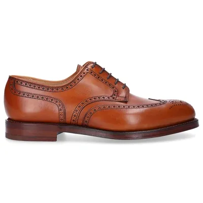 Crockett & Jones Business Shoes Derby Cristo In Brown