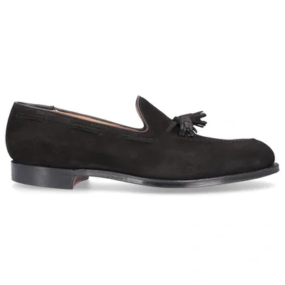 Crockett & Jones Loafers Cavendish 2 Suede In Black