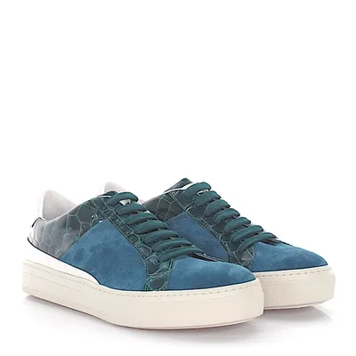 Tod's Lace Up Shoes In Green