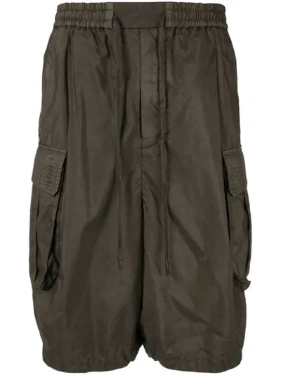 Devoa Cargo Shorts In Brown