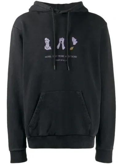 Marcelo Burlon County Of Milan More And More Hoodie In Black