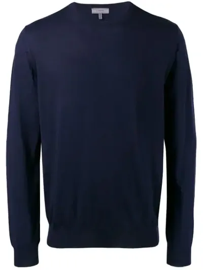 Lanvin Pullover Mit Rundem Ausschnitt In Blue