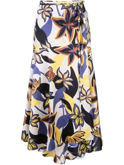 Alexis Kamari Midi Skirt In Yellow