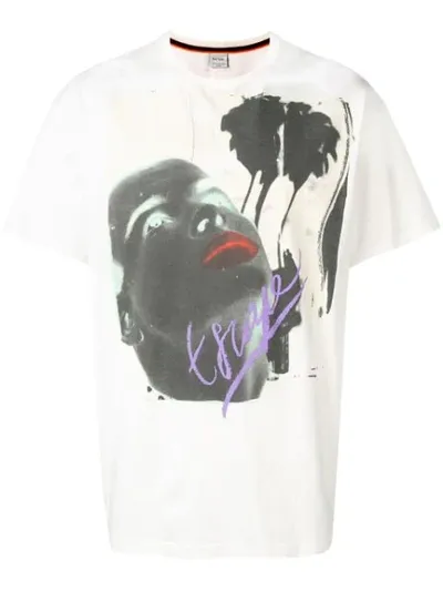 Paul Smith Escape Print T-shirt In White