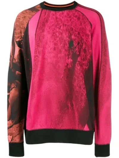 Paul Smith Graphic Print Sweatshirt In Red