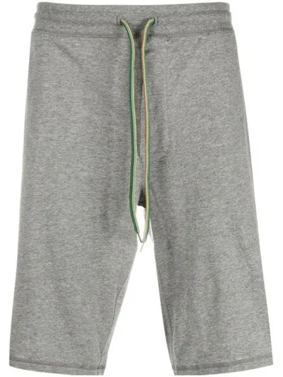 Paul Smith Knee Length Track Shorts In Grey