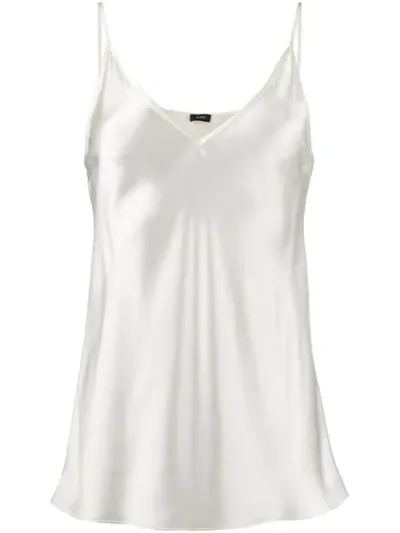 Joseph Loose Fit Slip Top In Neutrals