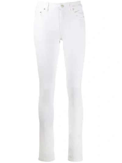 Joseph Mid Rise Skinny Trousers In White