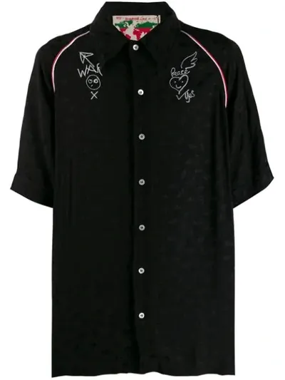 Vivienne Westwood Anglomania Hand Drawing Detail Shirt In Black