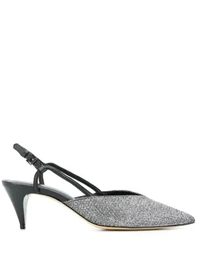 Michael Michael Kors Mila Mila Closed Toe In Black Silver