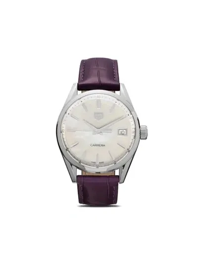 Tag Heuer Carrera 36mm In Metallic/purple