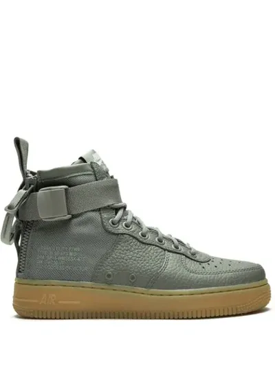 Nike W Sf Af1 Mid Sneakers In Grey