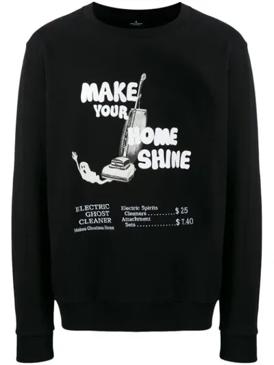 Marcelo Burlon County Of Milan Make Your Home Shine Sweatshirt In Black