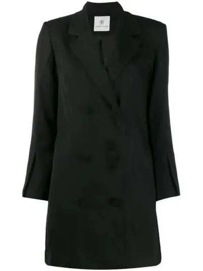 Anine Bing Francoise Blazer Dress In Black