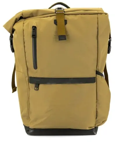 As2ov Roll Top Backpack In Brown