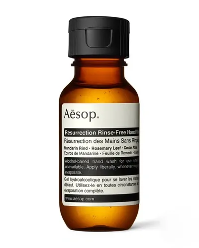 Aesop Resurrection Rinse-free Hand Wash, 1.7 Oz./ 50 ml In White