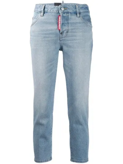 Dsquared2 Girlfriend Jeans In Blue