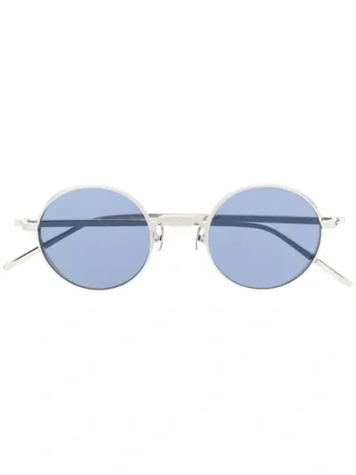 Matsuda Round Framed Sunglasses In Metallic