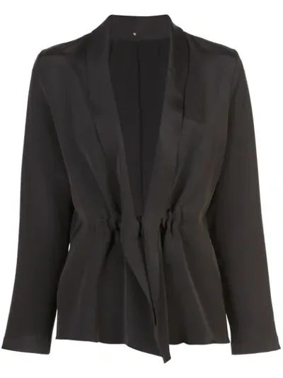 Peter Cohen Lightweight Blazer In Black