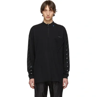 Off-white Diag Backbone Over Sweatshirt In Black