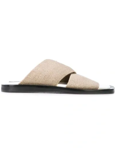 Proenza Schouler Elasticated Slides In Neutrals