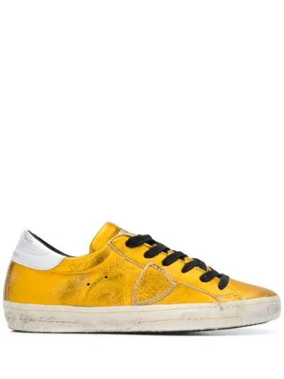 Philippe Model Paris Sneakers In Yellow