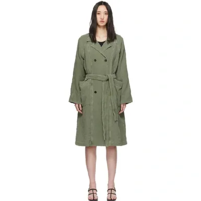 Raquel Allegra Vintage Jade Coat