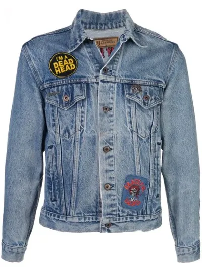 Madeworn 'grateful Dead' Jeansjacke In Blue