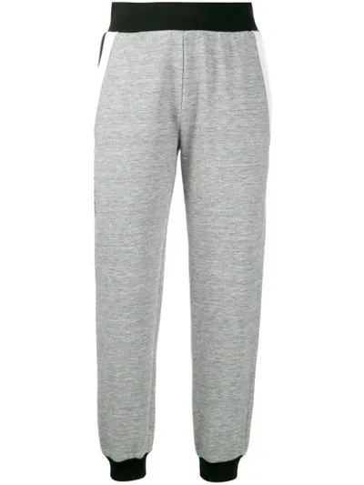 Givenchy Grey Women's Black Trim Track Pants