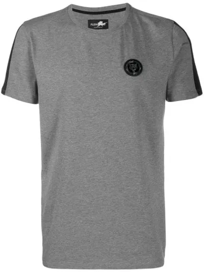 Plein Sport Logo T-shirt In Grey