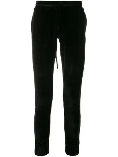 Plein Sport Drawstring Track Trousers In Black