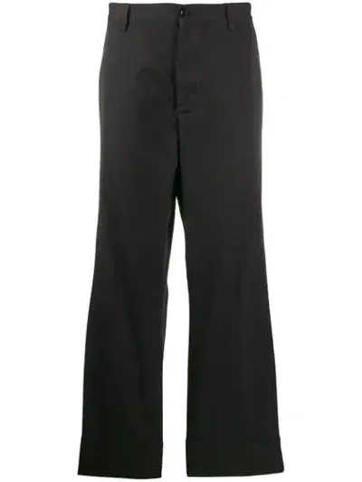 Maison Margiela Straight-leg Trousers In Black