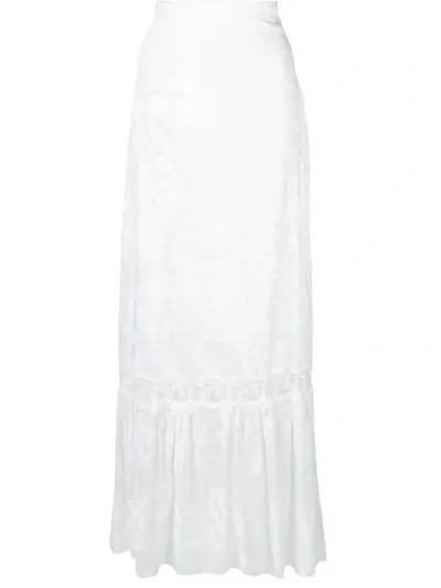 Alexis Guiliana Full Skirt In White