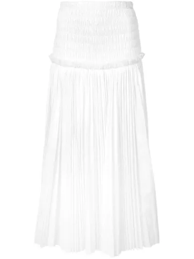 Khaite Full Skirt In White