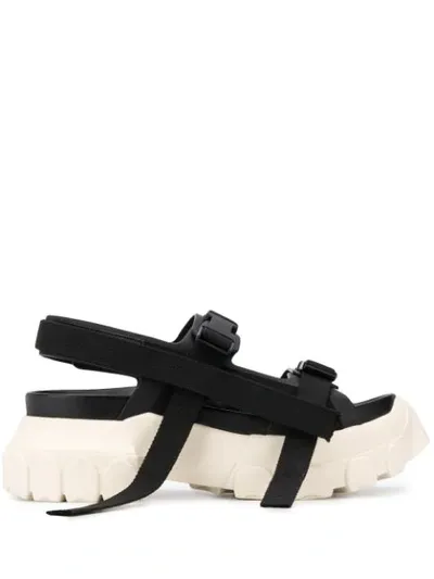 Rick Owens 'larry Tractor' Hiking-sandalen In Black