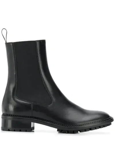 L'autre Chose Ridged Sole Chelsea Boots In Black