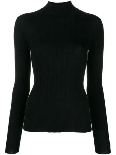 Etro Ribbed Jumper In Black