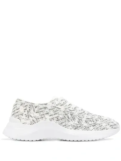 Calvin Klein Logo Sneakers In White