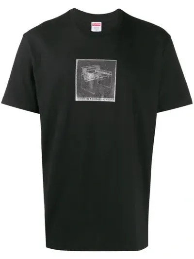 Supreme Chair Print T-shirt In Black