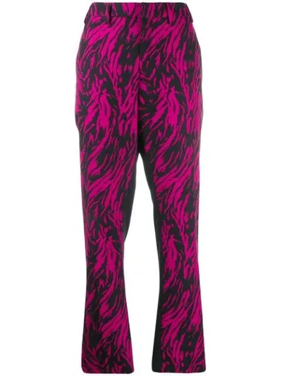 N°21 Block Print Tailored Trousers In Pink