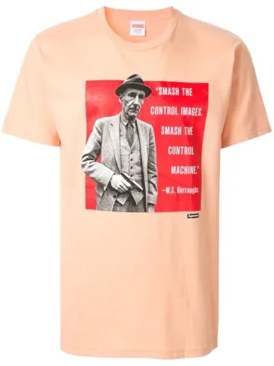 Supreme Burroughs T-shirt In Orange